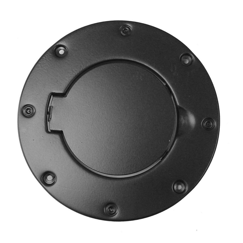 RUGGED RIDGE 11229.01 - Non-Locking Gas Cap Door Black 97-06 Jeep Wran image