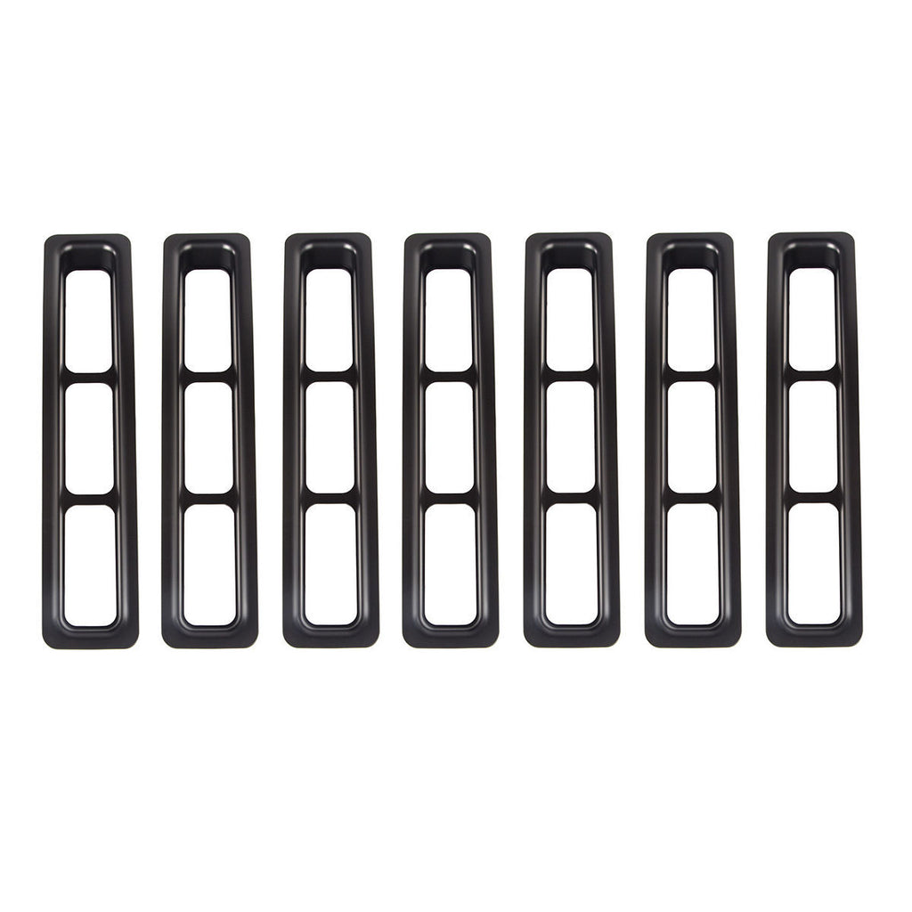 RUGGED RIDGE 11306.03 - Grille Inserts Black 97- 06 Jeep Wrangler TJ image