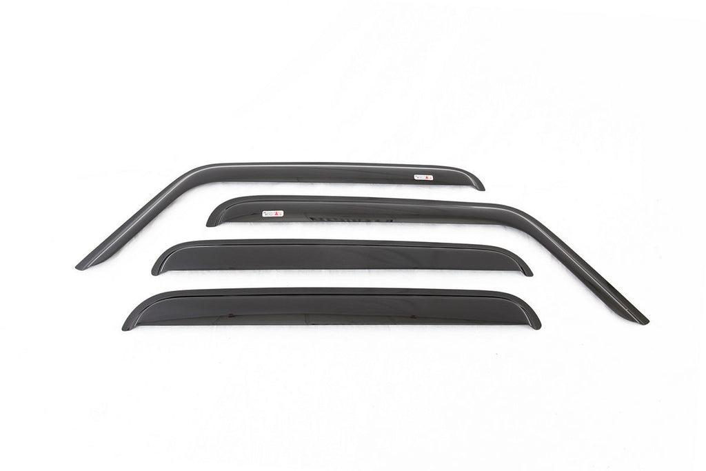 RUGGED RIDGE 11351.12 - Window Rain Deflectors 07-18 Jeep Wrangler JKU image