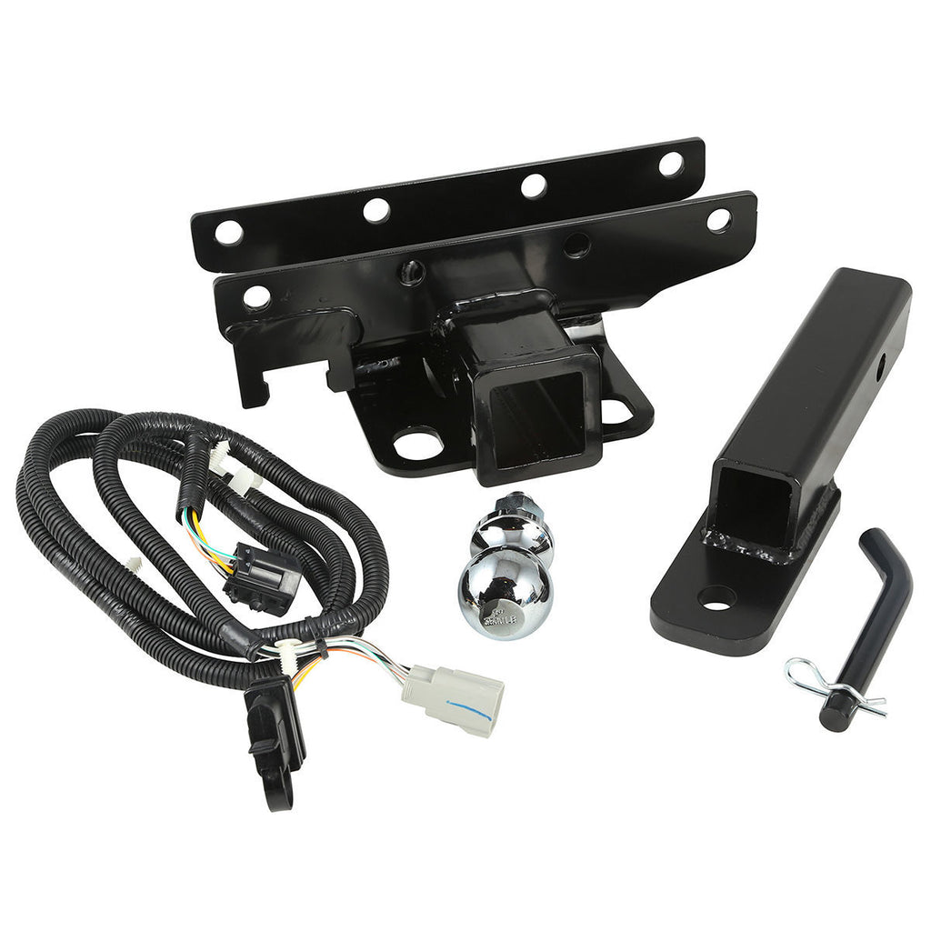 RUGGED RIDGE 11580.54 - Hitch Kit with Ball 2in 07-18 Jeep Wrangler image