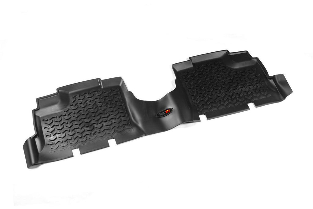 RUGGED RIDGE 12950.01 - Floor Liners Rear Black 07-18 Jeep Wrangler image