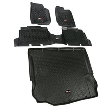 Load image into Gallery viewer, RUGGED RIDGE 12988.04 - Floor Liner Kit Black 4 Door 11-18 Jeep Wrang image