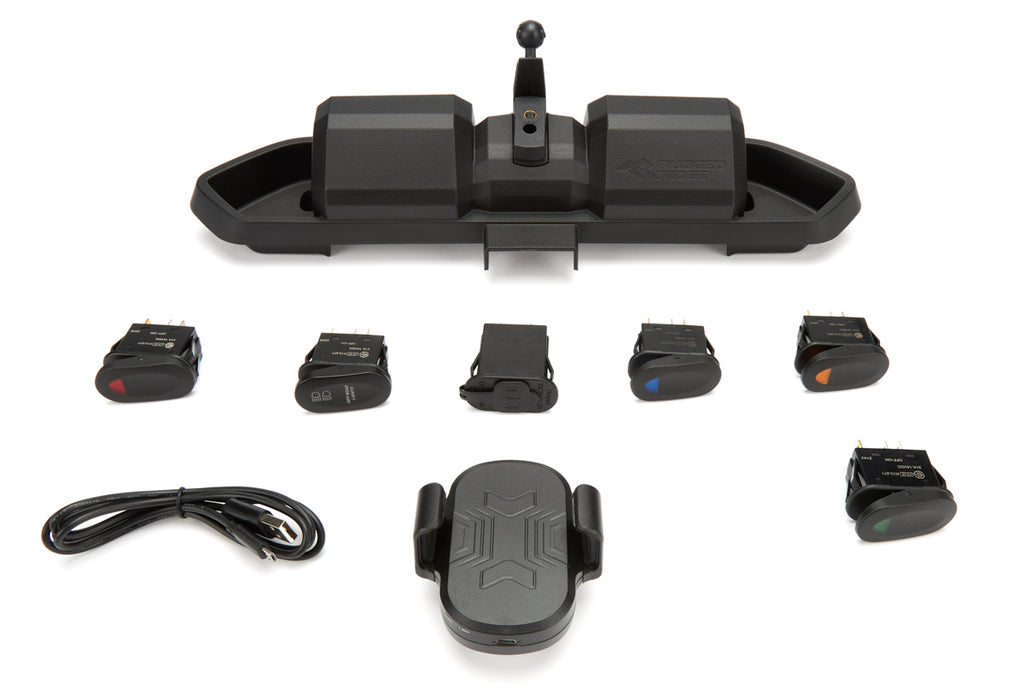 RUGGED RIDGE 13551.29 - 18- Jeep Wrangle JL Dash Mount Pod w/Switches image