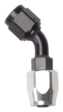 Load image into Gallery viewer, RUSSELL 610093 - #6 45 Deg Hose Fitting Black/Silver image