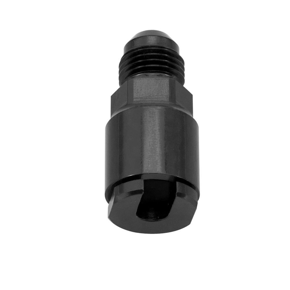 RUSSELL 641303 - EFI Fuel Fitting 6an Male to 1/4 Female Black image