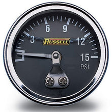 Load image into Gallery viewer, RUSSELL 650330 - 0-15 PSI Fuel Pressure Gauge image