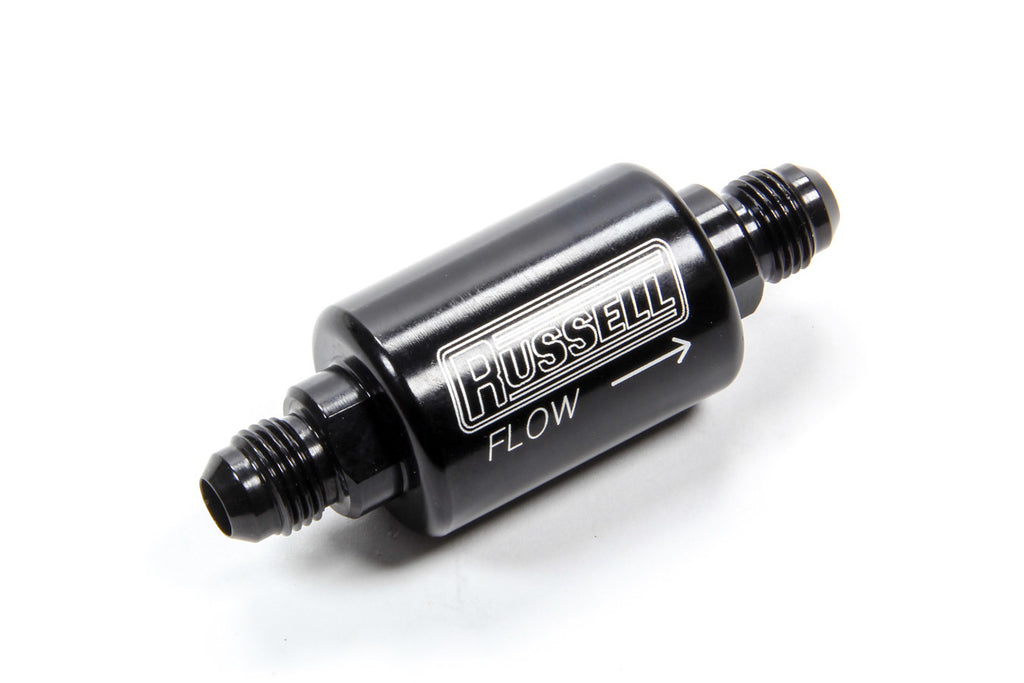 RUSSELL 650603 - Check Valve 6an Male to 6an Male Black Anodize image