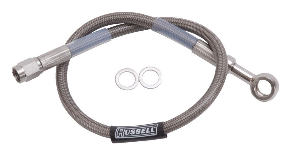 RUSSELL 657012 - 9in DOT Endura Brk Hose 10mm Banjo to #3 Str image