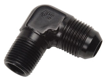 Load image into Gallery viewer, RUSSELL 660873 - #8 to 1/2npt 90 Degree Adapter Fitting Black image