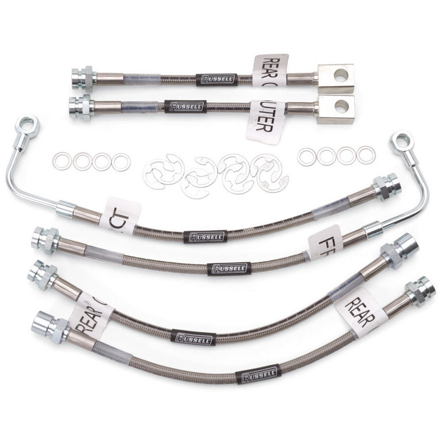 RUSSELL 692290 - Brake Hose Kit 98-02 Camaro w/ Trac Control image