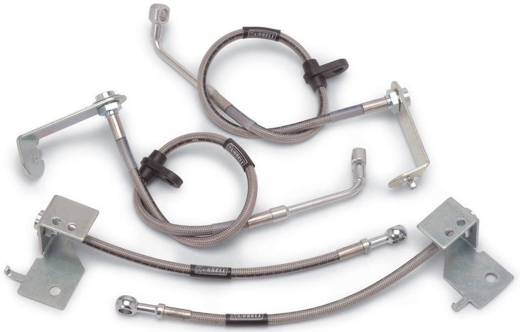 RUSSELL 693380 - Brake Hose Kit 05-12 Mustang w/ ABS image