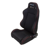 Load image into Gallery viewer, NRG INNOVATION RSC-200L/R - Seat Type-R  Reclinable Black Cloth w/Red Stitch image