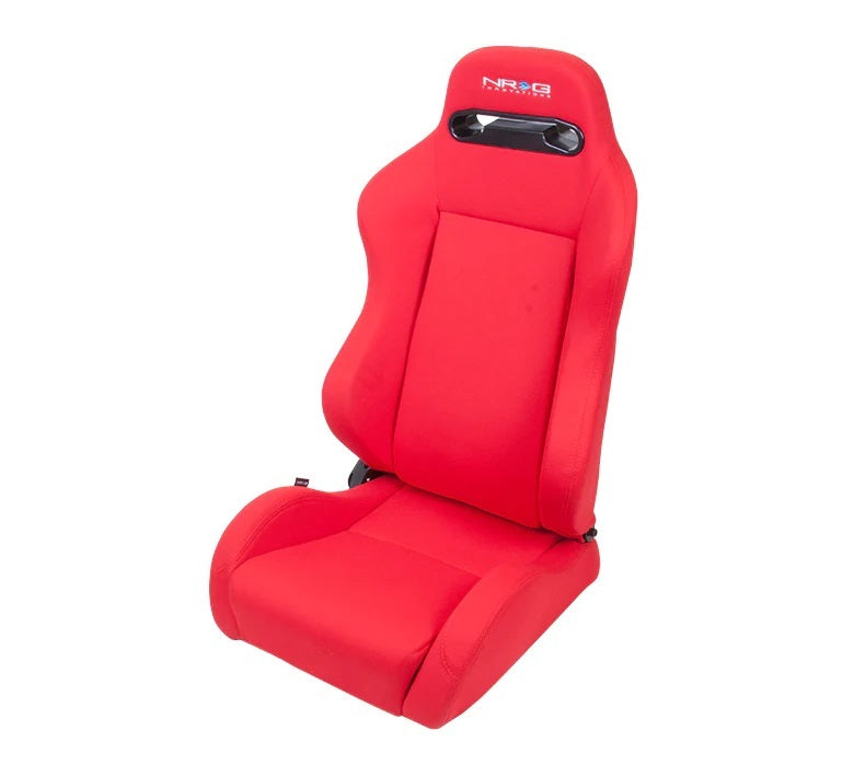 NRG INNOVATION RSC-210L/R - Seat Type-R  Reclinable Red Cloth w/Red Stich image