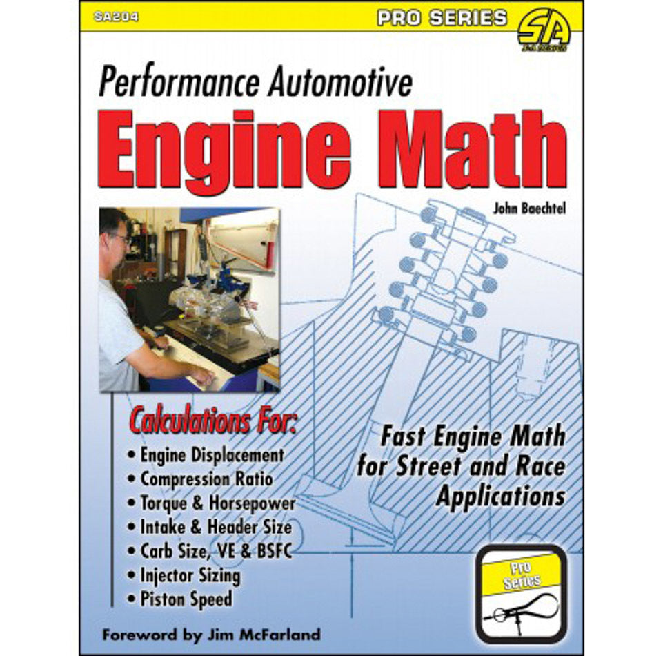 S-A BOOKS SA204 - Performance Automotive Engine Math image