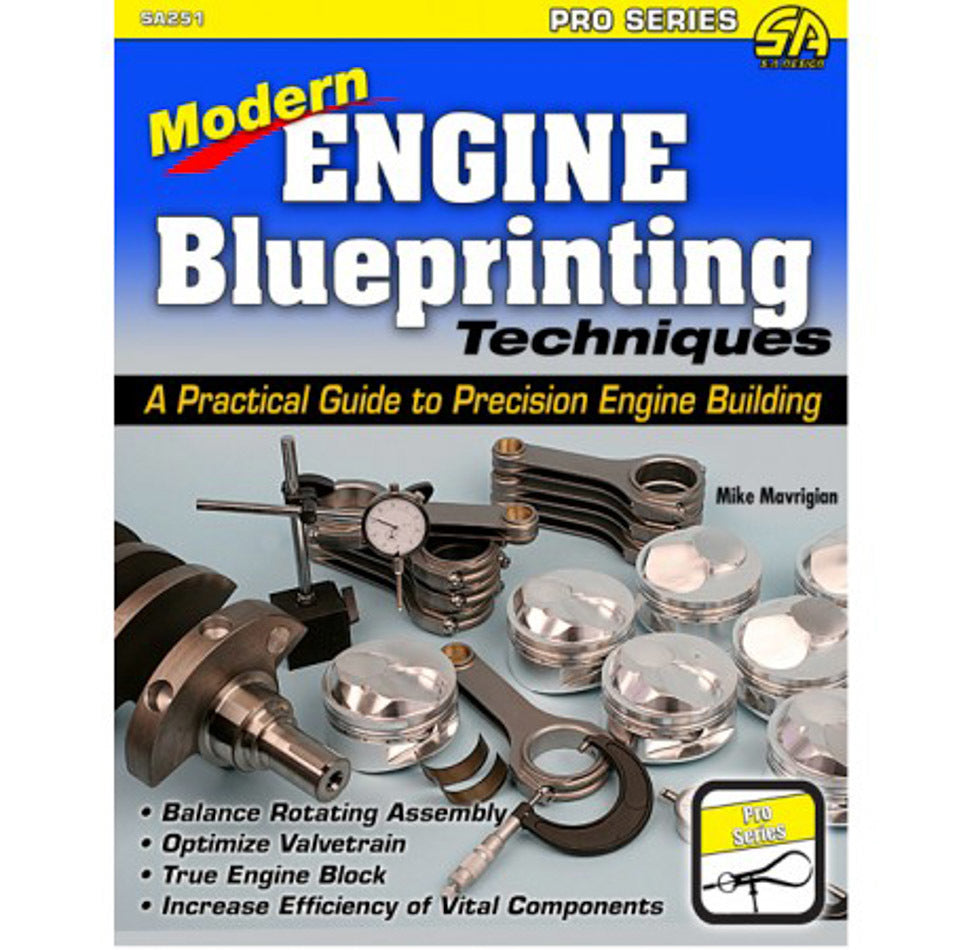 S-A BOOKS SA251 - Modern Engine Blueprinti ng Techniques image