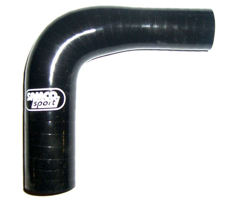 SAMCO SPORT RE9038-35BLACK - 1-1/2in to 1-3/8in 90Deg Reducer Elbow Black image