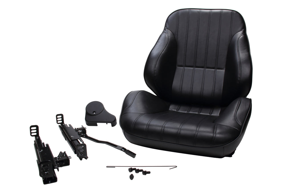 SCAT ENTERPRISES 80-1050-51R - Rally Low Back Seat - RH - Black Vinyl image