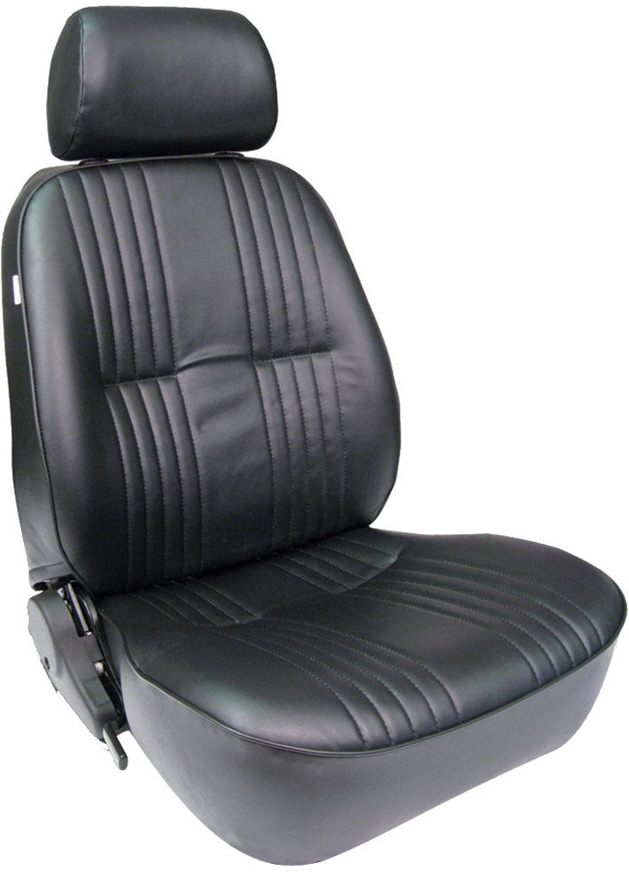 SCAT ENTERPRISES 80-1300-51R - PRO90 Recliner Seat w/ Headrest - RH Black Vnyl image