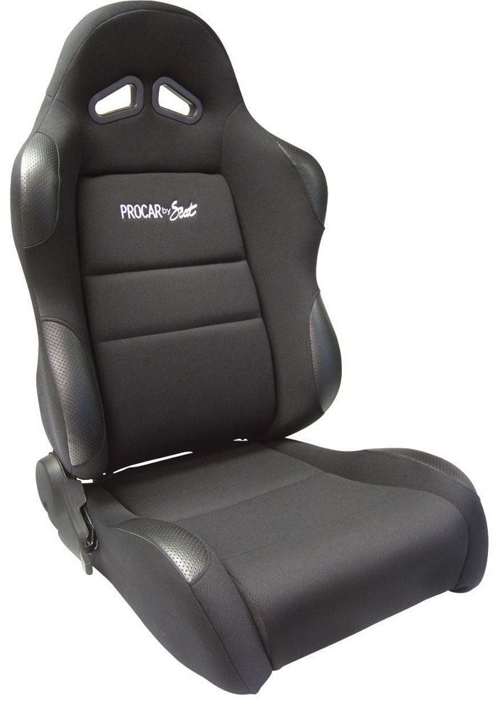 SCAT ENTERPRISES 80-1605-61R - Sportsman Racing Seat - Right - Black Vinyl/Vlur image