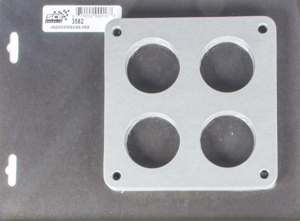 SCE GASKETS 3582 - Carburetor Gaskets (10) Holley 4-Hole 4500 image