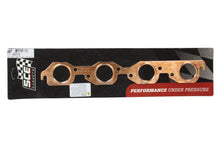 Load image into Gallery viewer, SCE GASKETS 4013 - 1.875 Dia. BBC Copper Embossed Exhaust Gasket image