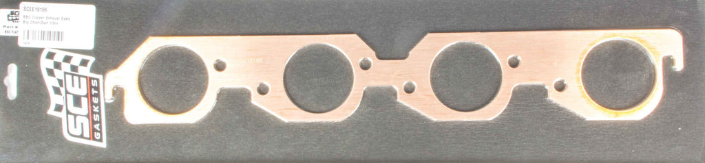 SCE GASKETS E18186 - BBC Copper Exhaust Gskts Big Chief/Dart 2.385in image