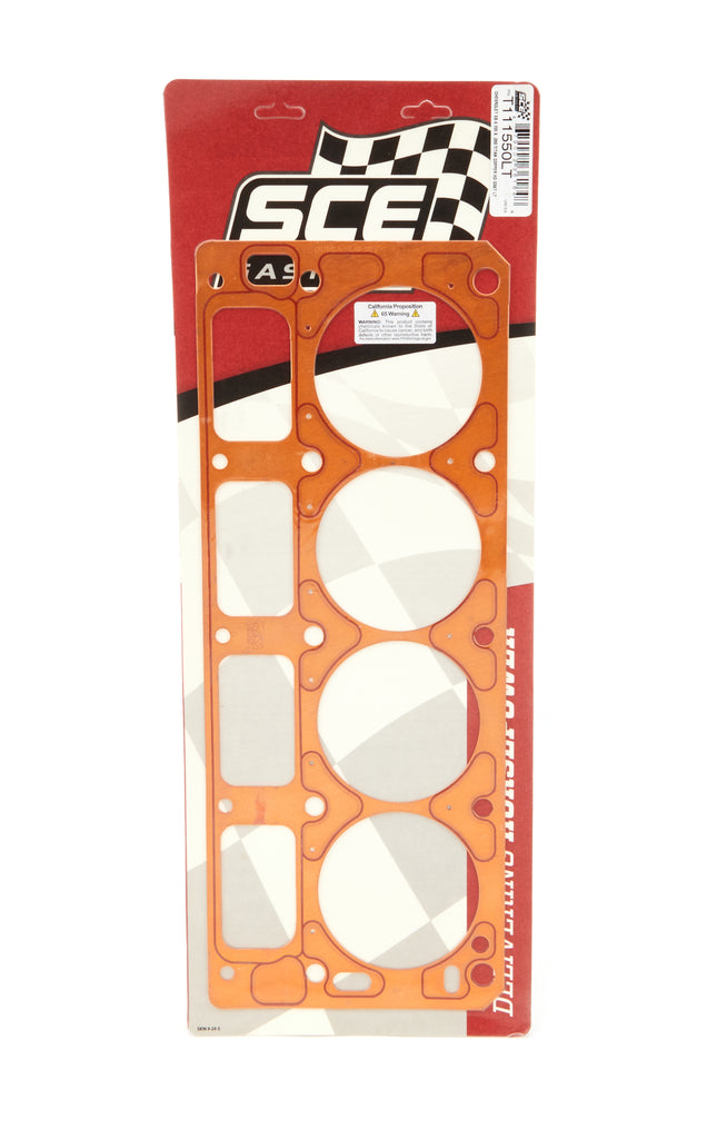 SCE GASKETS T111550LT - SBC Titan Copper Head Gasket 4.155 x .050 image