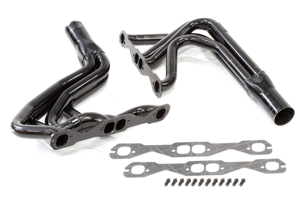 SCHOENFELD 1185CM2 - SBC Modified Long Tube Header 602 Crate 1-5/8in image