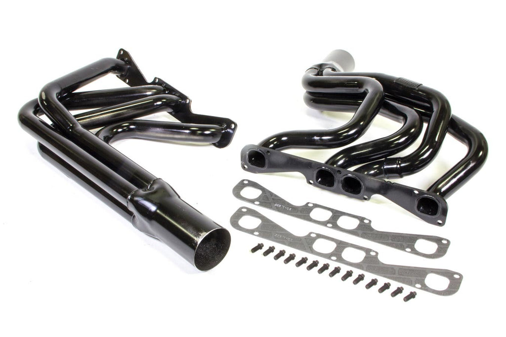 SCHOENFELD 1186SP - SBC Modified Long Tube Header 1-3/4 Spread Port image