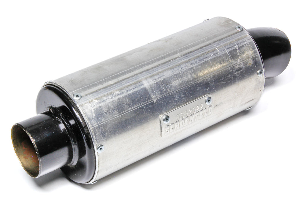 SCHOENFELD MS82022 - Muffler Mini Sprint Alum Case 2in Inlet image