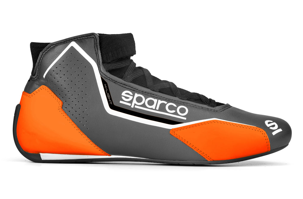 SPARCO 00128345GRAF - Shoe X-Light Gray / Org Size 11-11.5 Euro 45 image