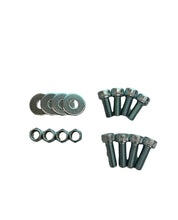 Load image into Gallery viewer, SPARCO 50001ZN - Bottom Seat Mount Hardware Kit Black Zinc image