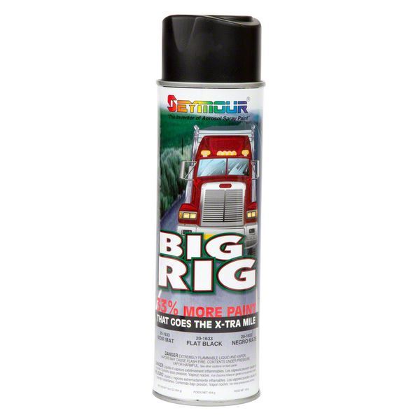 SEYMOUR PAINT 20-1633 - Big Rig Flat Black Paint  image