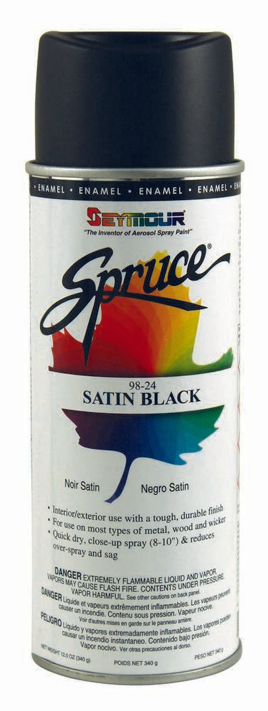 SEYMOUR PAINT 98-24 - Spruce General Use Semi-Gloss Black image