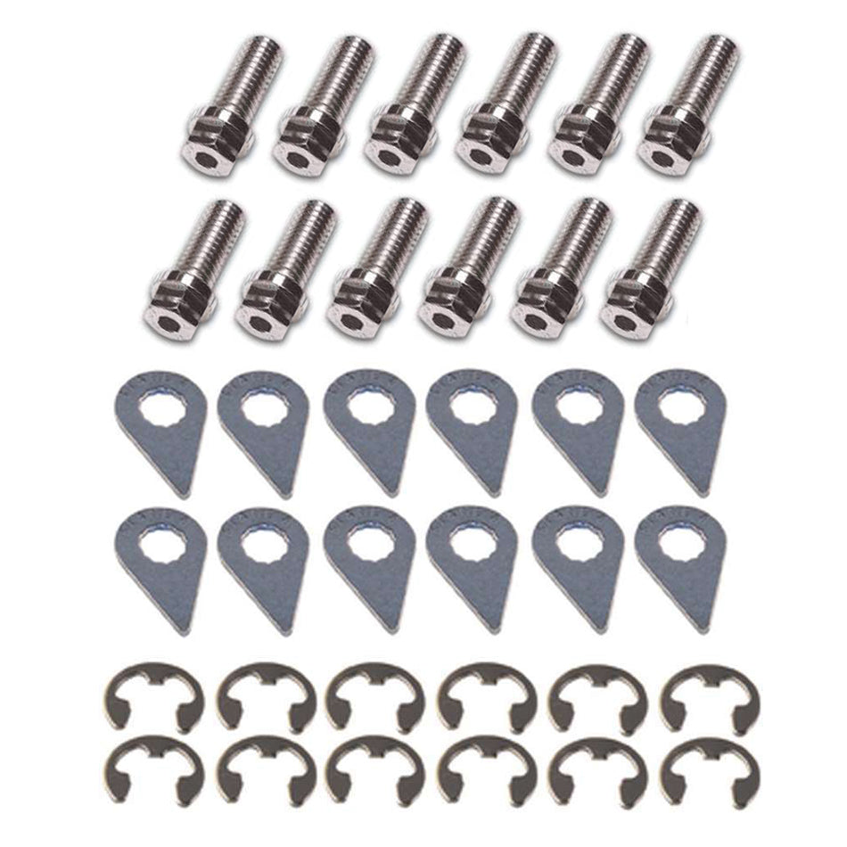 STAGE 8 FASTENERS 8918S - Header Bolt Kit - 6pt. Mixed Sizes (12) image
