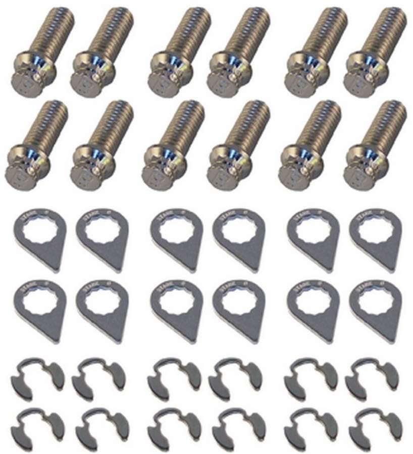 STAGE 8 FASTENERS 8931 - Header Bolt Kit - 12pt. 3/8-16 x 1in (12) image