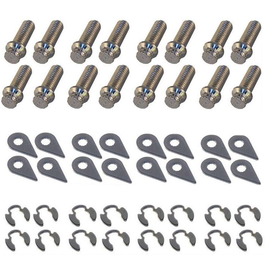STAGE 8 FASTENERS 8932 - Header Bolt Kit - 12pt. 3/8-16 x 1in (16) image