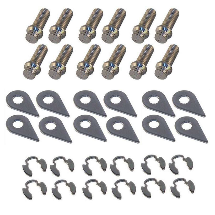 STAGE 8 FASTENERS 8936 - Header Bolt Kit - 12pt. 3/8-16 x 1in (12) image