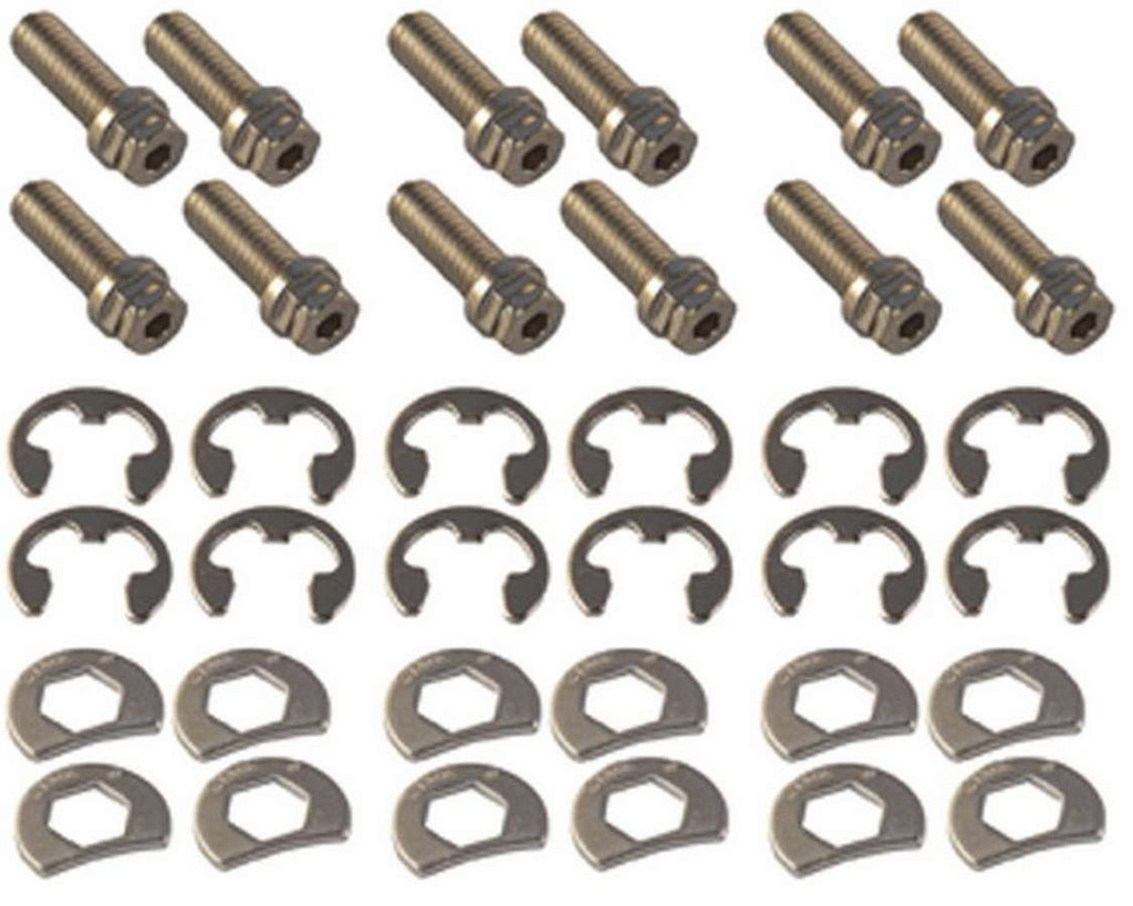 STAGE 8 FASTENERS 8951 - S/S Header Bolt Kit - 6pt. 3/8-16 x 1in (12) image