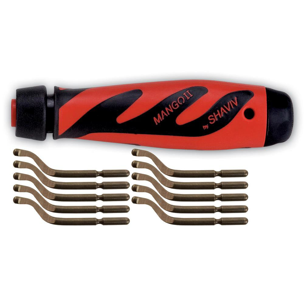 SHAVIV USA 29250 - Bonus Pack Handle Plus 10 E100 Blades image