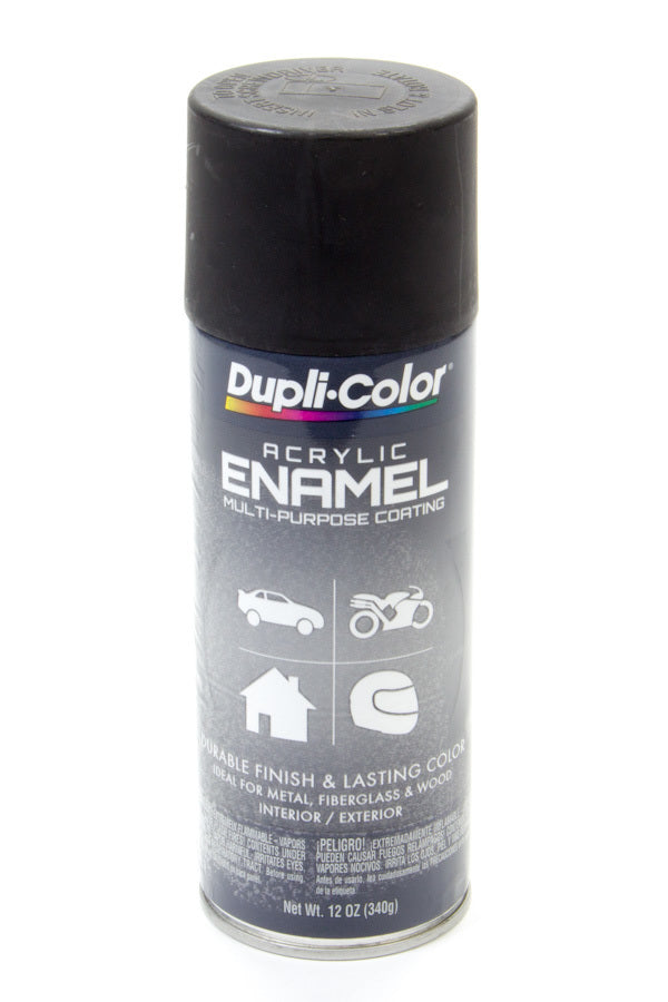 DUPLI-COLOR/KRYLON DA1603 - Semi Gloss Black Enamel Paint 12oz image