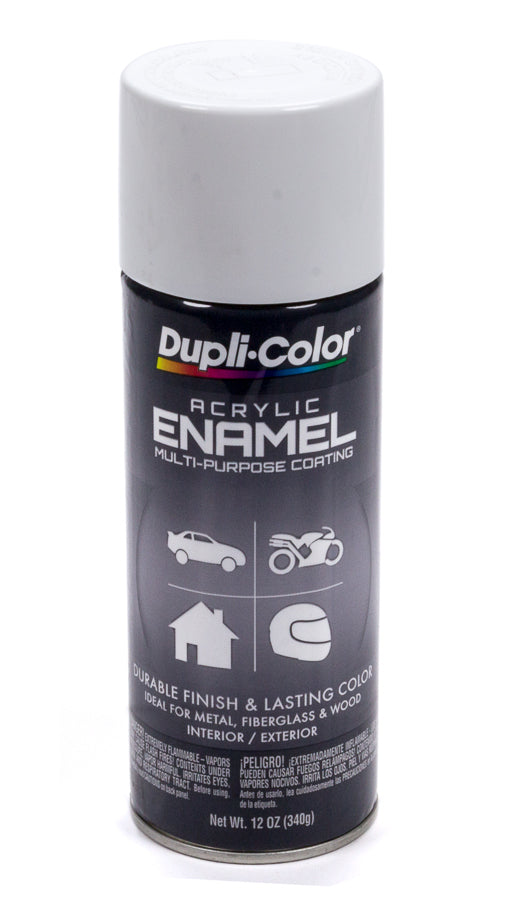 DUPLI-COLOR/KRYLON DA1670 - Gloss White Enamel Paint 12oz image