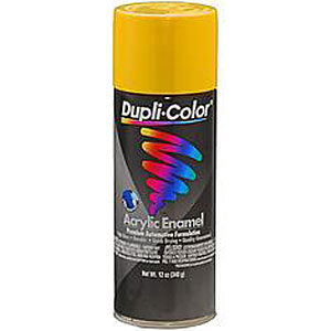 DUPLI-COLOR/KRYLON DA1687 - Chrome Yellow Enamel Paint 12oz image