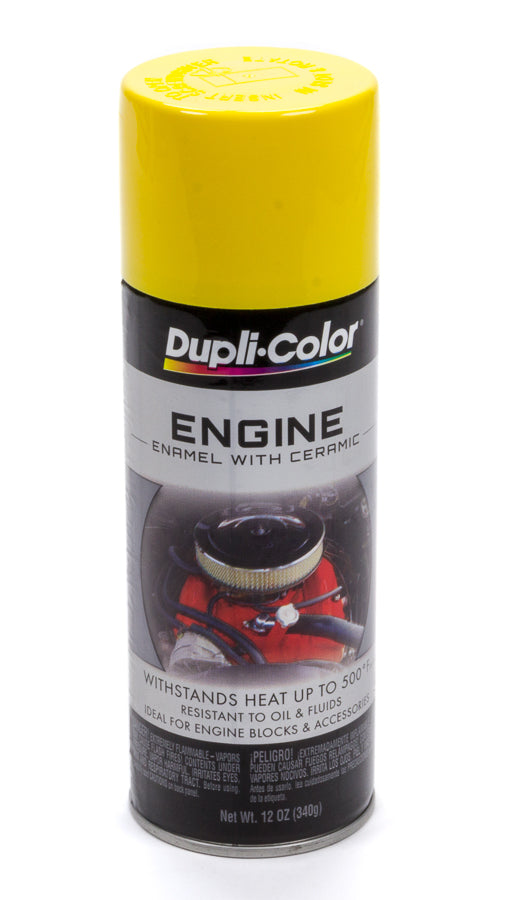 DUPLI-COLOR/KRYLON DE1642 - Daytona Yellow Engine Paint 12oz image