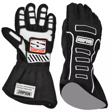 Load image into Gallery viewer, SIMPSON SAFETY 21300LK-O - Competitor Glove Large Black Outer Seam image