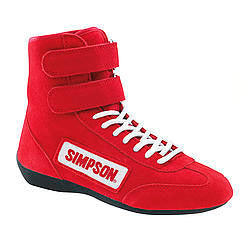 SIMPSON SAFETY 28115RD - High Top Shoes 11.5 Red image