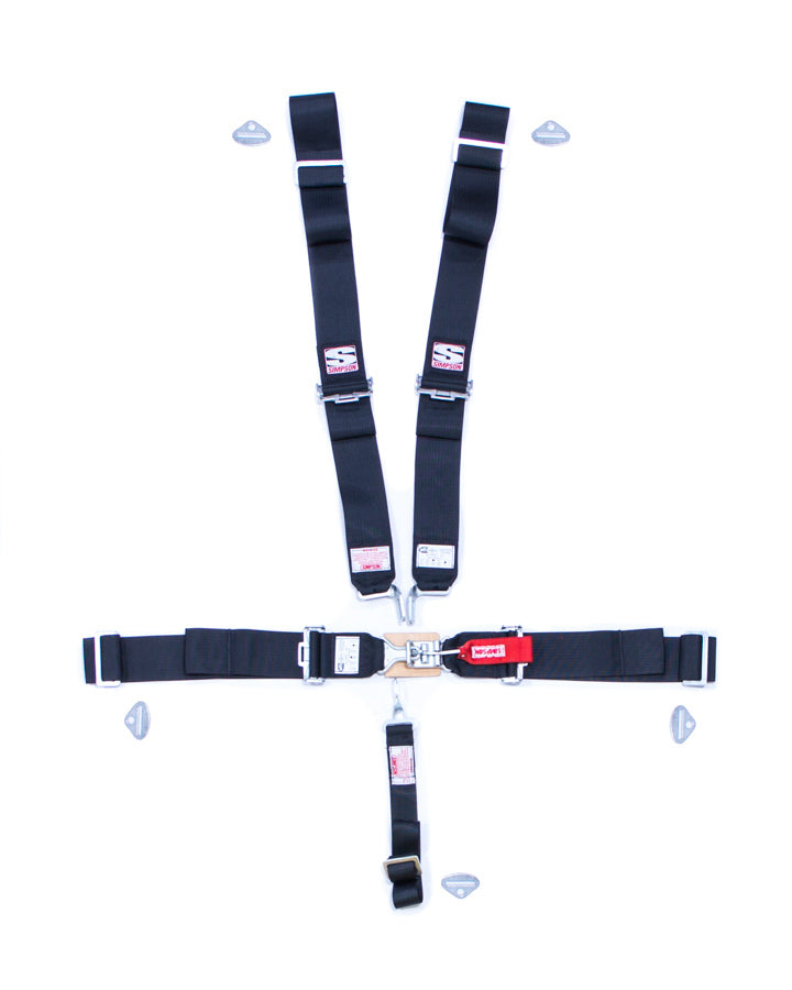 SIMPSON SAFETY 29043BK - 5-pt Sport Harness Systm LL P/D B/I Ind 55in image