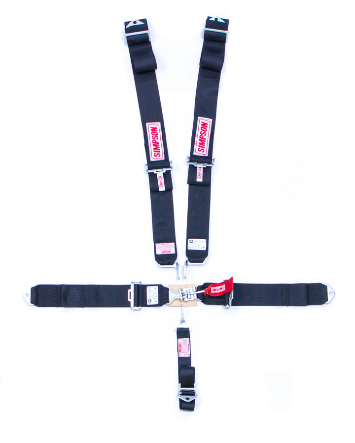 SIMPSON SAFETY 29063BK - 5-PT Harness System LL P/D B/I Ind 55in image