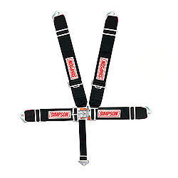 SIMPSON SAFETY 29073BK - 5-PT Harness System FX P/D B/I Ind 62in image