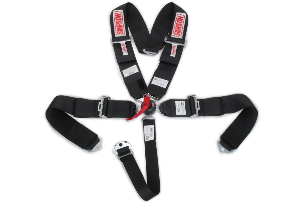 SIMPSON SAFETY 29108BK - 5 Pt Harness System CL P/D B/I 55in image